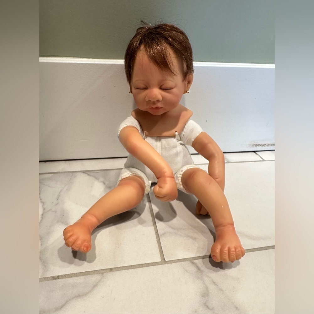 Reborn Baby Doll 2005 AEL Kymberli Durden Realistic Vinyl Baby Infant 12”